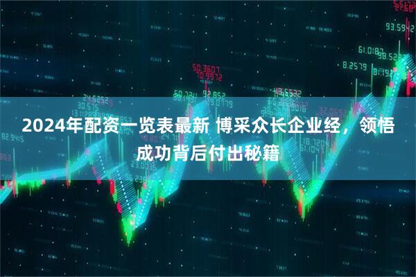 2024年配资一览表最新 博采众长企业经，领悟成功背后付出秘籍